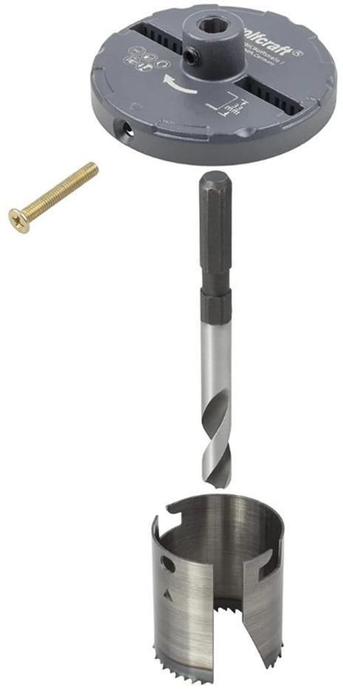 cumpără Set de tubulare, bite, duze Wolfcraft Set carote Professional 28-74mm 2220000 în Chișinău 