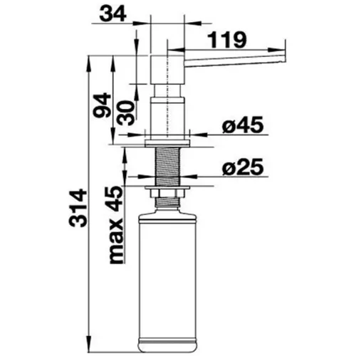 cumpără Accesoriu pentru chiuvete de bucătărie Blanco Lato 527721 SR în Chișinău 