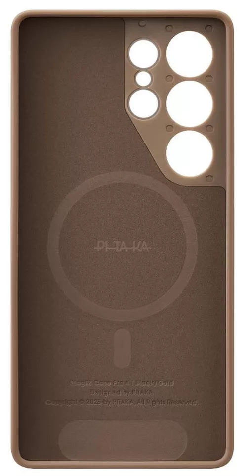 купить Чехол для смартфона Pitaka PIN Button Case for S25 Ultra (PIN Button Black/Gold) (PBS2502U) в Кишинёве 