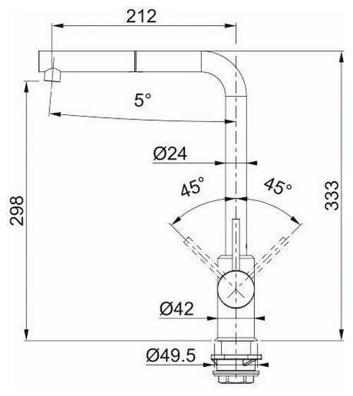 cumpără Bateria bucătărie Franke 115.0668.382 Sirius Bianco în Chișinău 