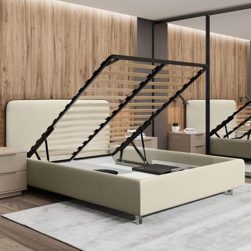 cumpără Pat Bayro Positano 1600x2000 c подъёмным механизмом ткань категория I în Chișinău 