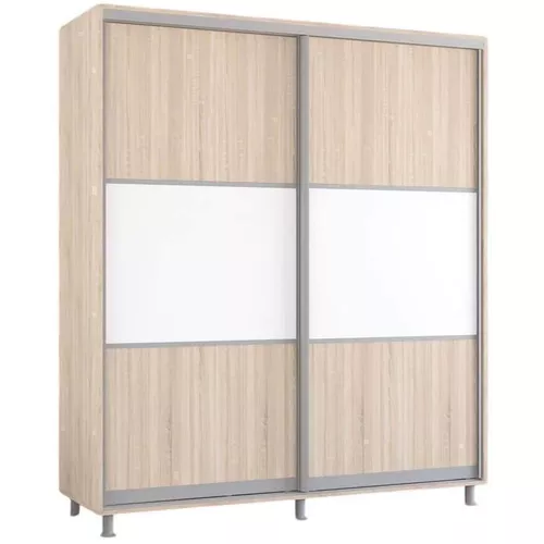 cumpără Dulap Mobildor-Lux Aron cu uși glisante orizontal (220x60x210H cm) Sonoma în Chișinău 