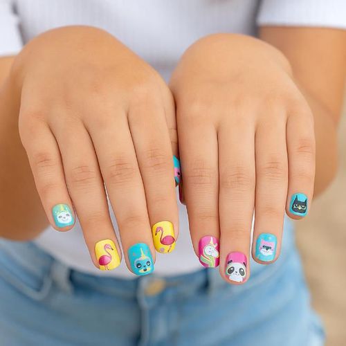 cumpără Set de creație Clementoni Set unghii false Animale (18897) în Chișinău 