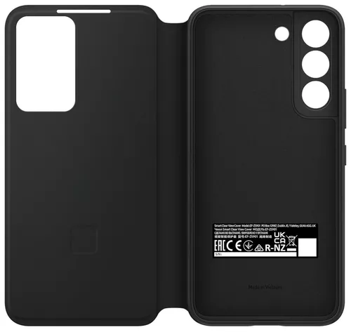 купить Чехол для смартфона Samsung EF-ZS901 Smart Clear View Cover Black в Кишинёве 