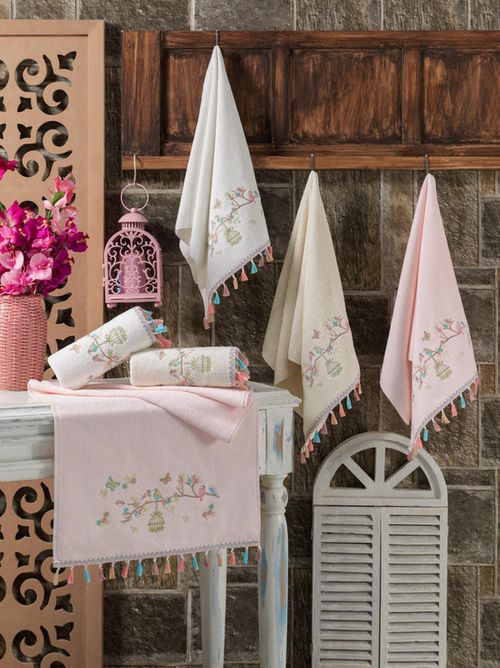 cumpără Textile de casă Promstore 46141 Bird Cage Полотенце 50x90cm NH Bird Cage х/б în Chișinău 