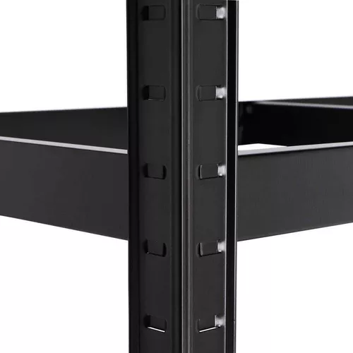 купить Офисный стеллаж FunFit Metal Storage 150x75x30cm (3780) Black в Кишинёве 