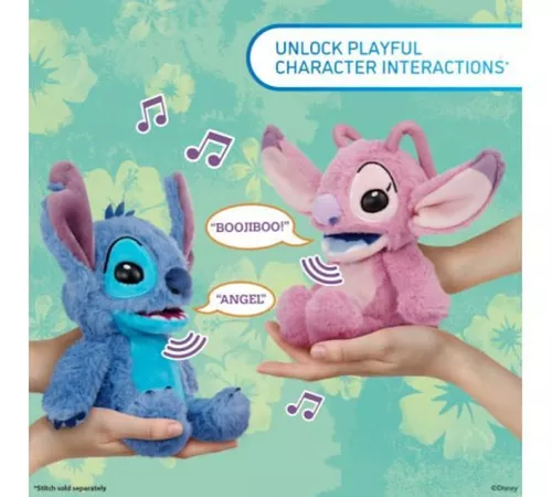 cumpără Jucărie de pluș Disney DIS1038 Stitch Real FX Palm Puppetronic Angel în Chișinău 