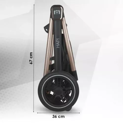cumpără Сărucior pentru copii Coccolle Hapi Soley H2003 Carucior 3/1, Simply Taupe în Chișinău 