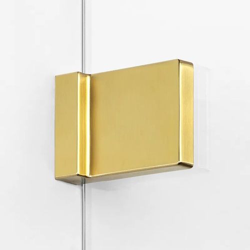 cumpără Cabină de duș New Trendy Avexa Gold Brushed Pentagonal R 90x90x200 Hinged EXK-3854 în Chișinău 