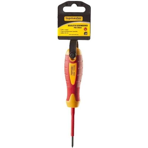 купить Отвёртка Topmaster 220133 Отвертка с профилем PH0/60 мм/1000 В в Кишинёве 