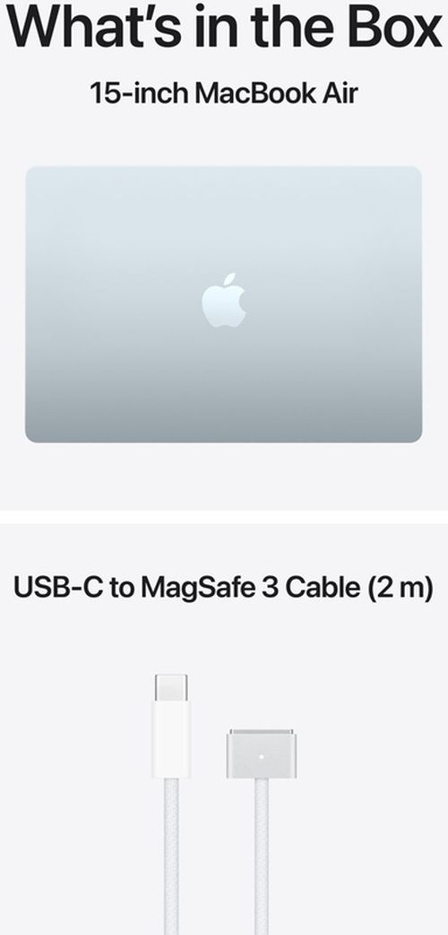 купить Ноутбук Apple MacBook Air 15" M5 10c/10g 16/512 GB Sky Blue MDVQ4 в Кишинёве 