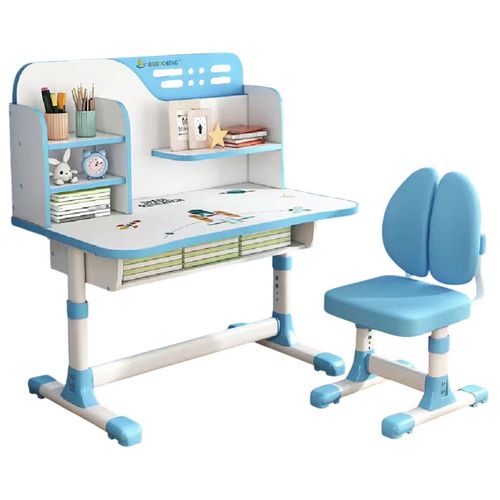 cumpără Set de mobilier pentru copii Richi (48509) Masa pentru studiu albastra JCH180 în Chișinău 