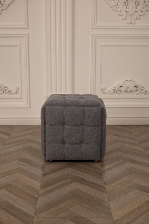 купить Пуф Nex Home Cub Transformer 5 scaune in 1 N53, Gri Teddy в Кишинёве 