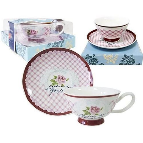 купить Чашка Tognana 41780 Чашка 300ml с блюдцем Relax Tea в Кишинёве 