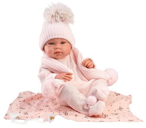 купить Кукла Llorens 84338 Tina Toquilla Bambi Rosa 43cm в Кишинёве 