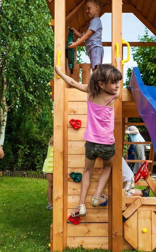 cumpără Teren de joacă Fungoo FORTRESS Move+ teak painted în Chișinău 