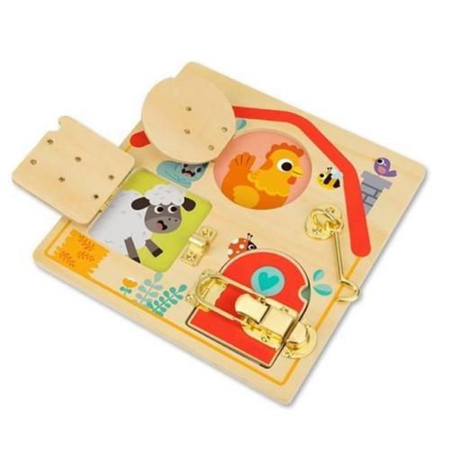 купить Развивающая доска Tooky Toy TH985 Busyboard LATCHES, 60604 в Кишинёве 