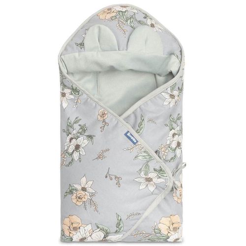 купить Детское постельное белье Sensillo 70308 Одеяло в переноcку Velvet Lily Grey в Кишинёве 