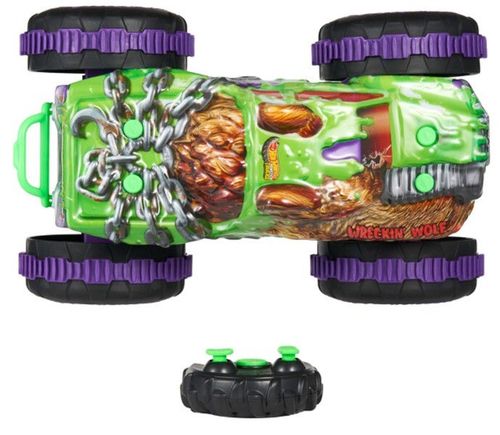 купить Машина Hot Wheels JMM77 Monster truck cu RC Lupul Distrugător, 1:15 в Кишинёве 