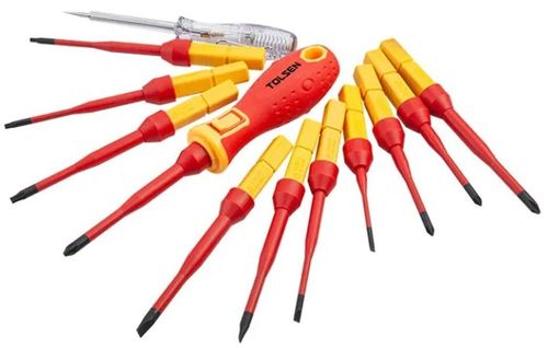 купить Отвёртка Tolsen Set 13 surubelnite dielectrice in geanta 1000V Industrial (38017) в Кишинёве 