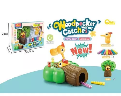 купить Игрушка Essa M9I Joc magnetic Ciocănitoarea prinde viermi в Кишинёве 