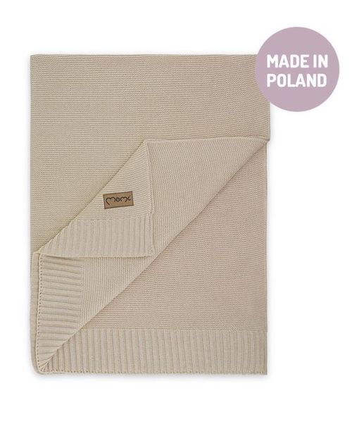 cumpără Lenjerie de pat pentru copii MoMi HUG, paturica 80x110, Bej (AKCE00059) în Chișinău 