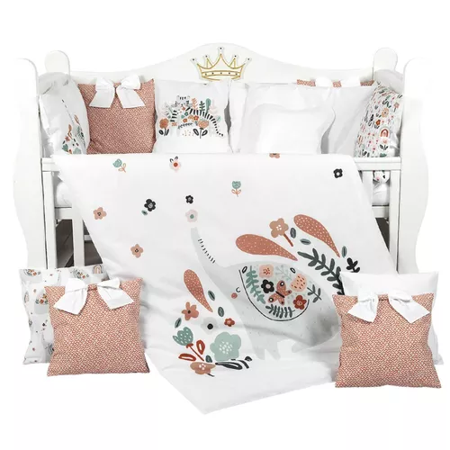 купить Детское постельное белье PernaMea Set lenjerie 8 piese Premium Elefant (PM.105896/4) в Кишинёве 