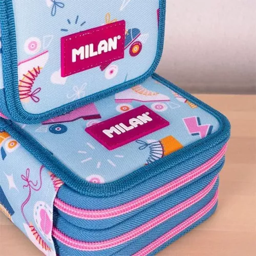 купить Школьный пенал Milan 081364RL2 Penar Roller (3 compart., echipat) в Кишинёве 
