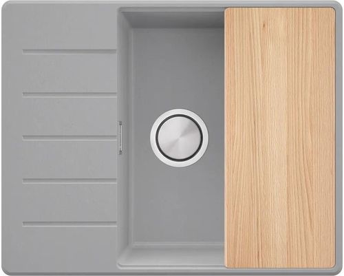 купить Мойка кухонная Primagran Copenhagen 620-50 Top Grey + accesorii 500x620 MKIKS в Кишинёве 