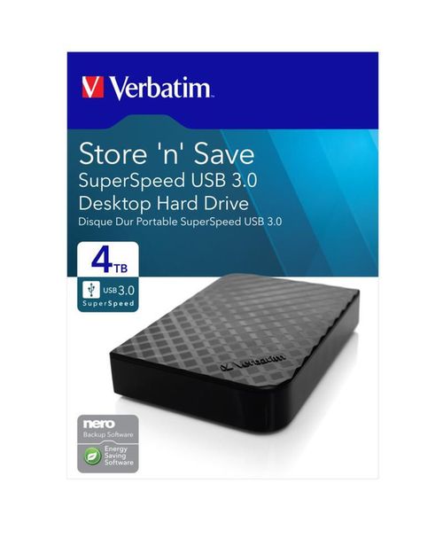 купить Жесткий диск HDD внешний Verbatim VER_47685 4.0TB (USB3.0) в Кишинёве 