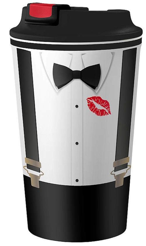 cumpără Cană termos Promstore 55651 Phibo Frac 350ml cu clapeta, negru în Chișinău 