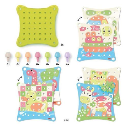 купить Головоломка Quercetti 2272 Jumbo Peggy Evo в Кишинёве 