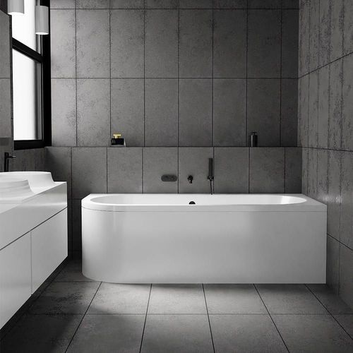 купить Ванна Bonito Home Vella 2 1700x725 правая акрил, асимметричная в Кишинёве 