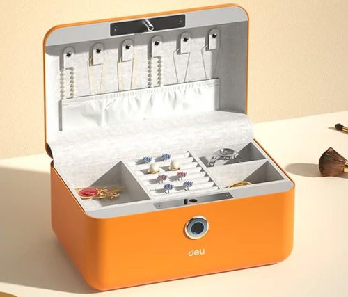 cumpără Safeu de mobilier Deli DLAE200, 140х280х190мм (для ювелирных изделий) în Chișinău 