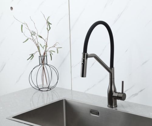 купить Смеситель кухонный Gappo G4098-19 Grafit (chiuveta plus) в Кишинёве 