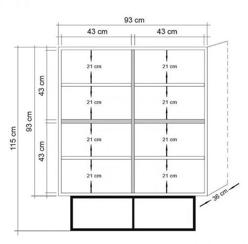 купить Комод Trendy Quantum Solo 93x115x36cm, multifunctionala (GTR006661) в Кишинёве 