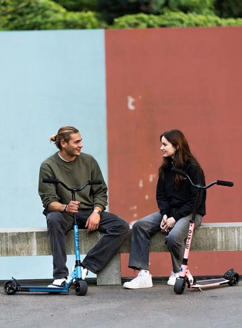 купить Самокат Micro SA0234 Rocket Deluxe Alaskan Blue в Кишинёве 