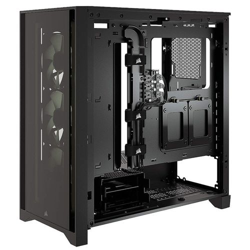 купить Корпус Case Middletower Corsair iCUE 4000X RGB Tempered Glass Mid-Tower ATX Case Black no PSU, USB 3.1 Type-C, USB 3.0, Audio-out, 3x120mm AirGuide RGB Fans, CC-9011204-WW (carcasa/корпус) в Кишинёве 