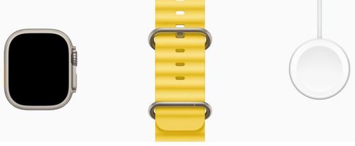 купить Смарт часы Apple Watch Ultra GPS/Cellular Titanium 49mm Yellow Ocean MNHG3 в Кишинёве 