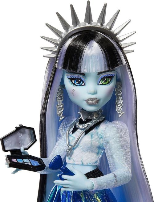 купить Кукла Mattel HNF75 Set de joc Monster High Frankie Stein și secrete din șifonier, cu accesorii в Кишинёве 
