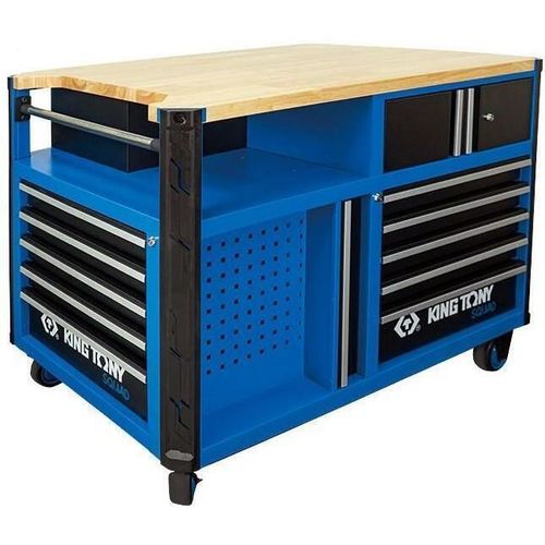 cumpără Scule electrice staționare King Tony Masa de lucru mobilă 87SQ34-10B-BK (1245x810x980 mm) SQUAD în Chișinău 