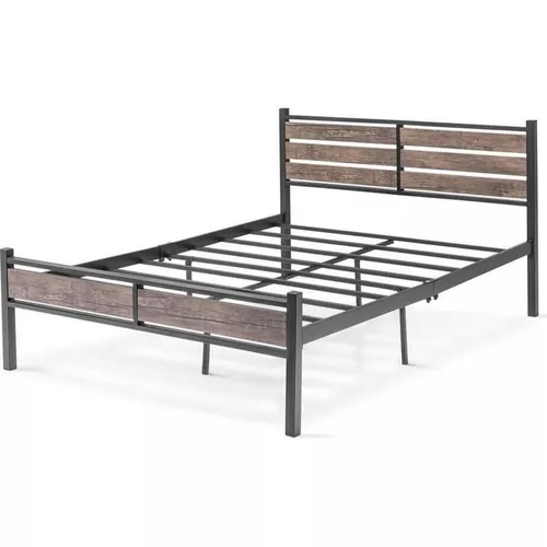 cumpără Pat Evger K-300 160x200cm Black Wood (без матраса) în Chișinău 