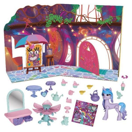 купить Игрушка miscellaneous F6112 My Little Pony: Petrecerea cu ceai a unicornului Izzy Moonbow, 20 de accesorii в Кишинёве 