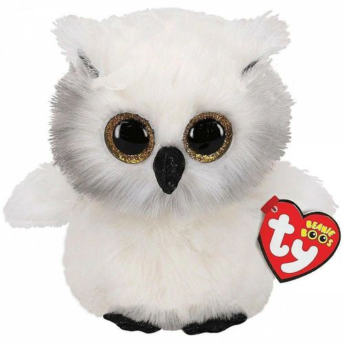 купить Мягкая игрушка TY TY36480 AUSTIN white owl 24 cm в Кишинёве 