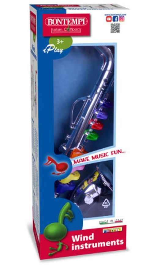 cumpără Jucărie muzicală Bontempi 324331 Саксофон с 8 цветными клавишами/нотами în Chișinău 
