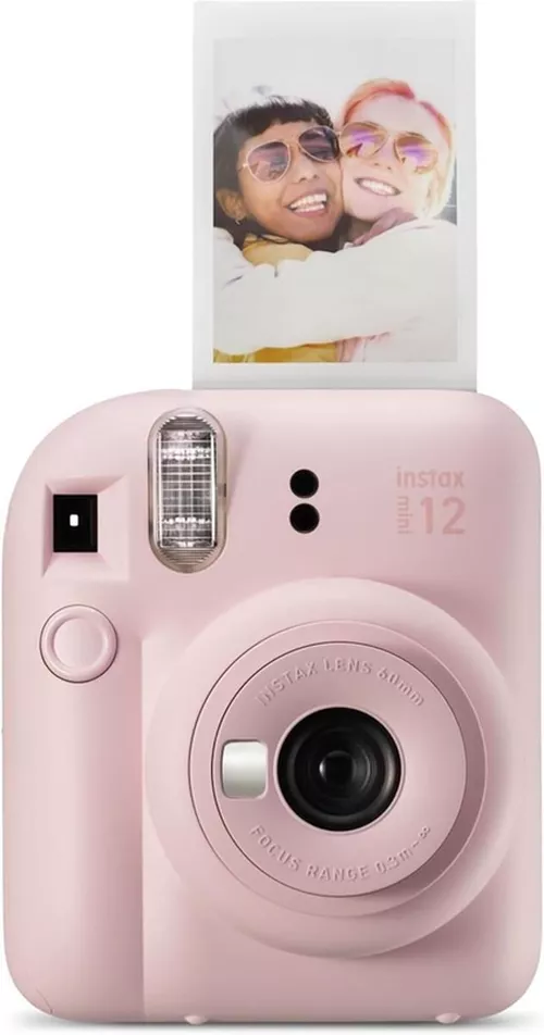 купить Фотоаппарат моментальной печати FujiFilm Instax mini 12 Blossom Pink cu husa, album foto si film 1x10 в Кишинёве 