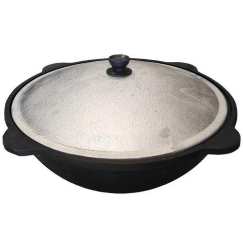 cumpără Ceaun grătar Rishtan Ceramic Uzbec WOK 22L cu capac, fonta în Chișinău 