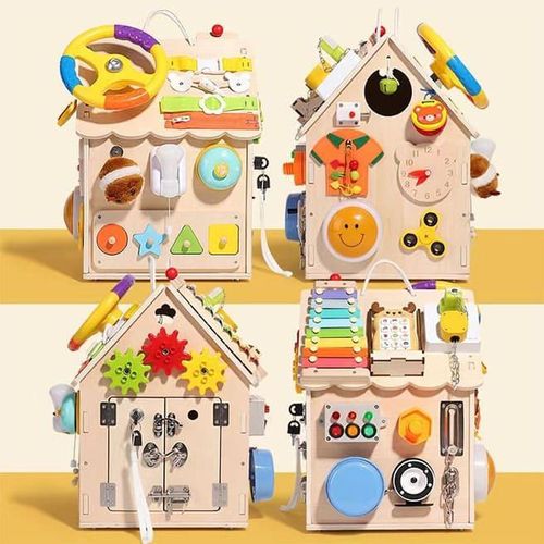 купить Развивающая доска New World SY-004 Busyboard Casa Colorată, 61671 в Кишинёве 