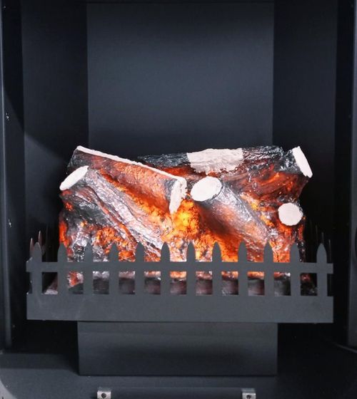 cumpără Șemineu electric ArtFlame Loan, 259x470x218 mm, 10W, Buton alimentare Negru în Chișinău 