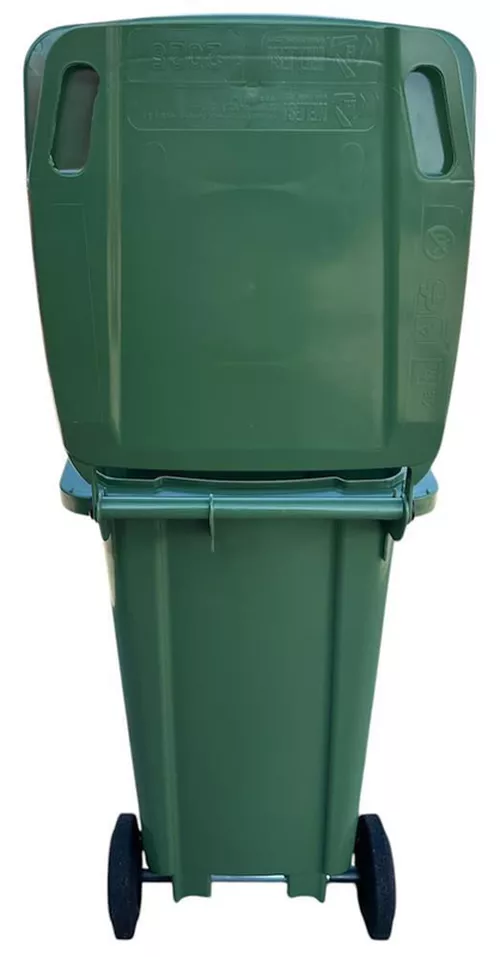 купить Урна для мусора Uniplast 37198 Cos pentru transportarea deseurilor 120 L pe roti (verde) HE в Кишинёве 